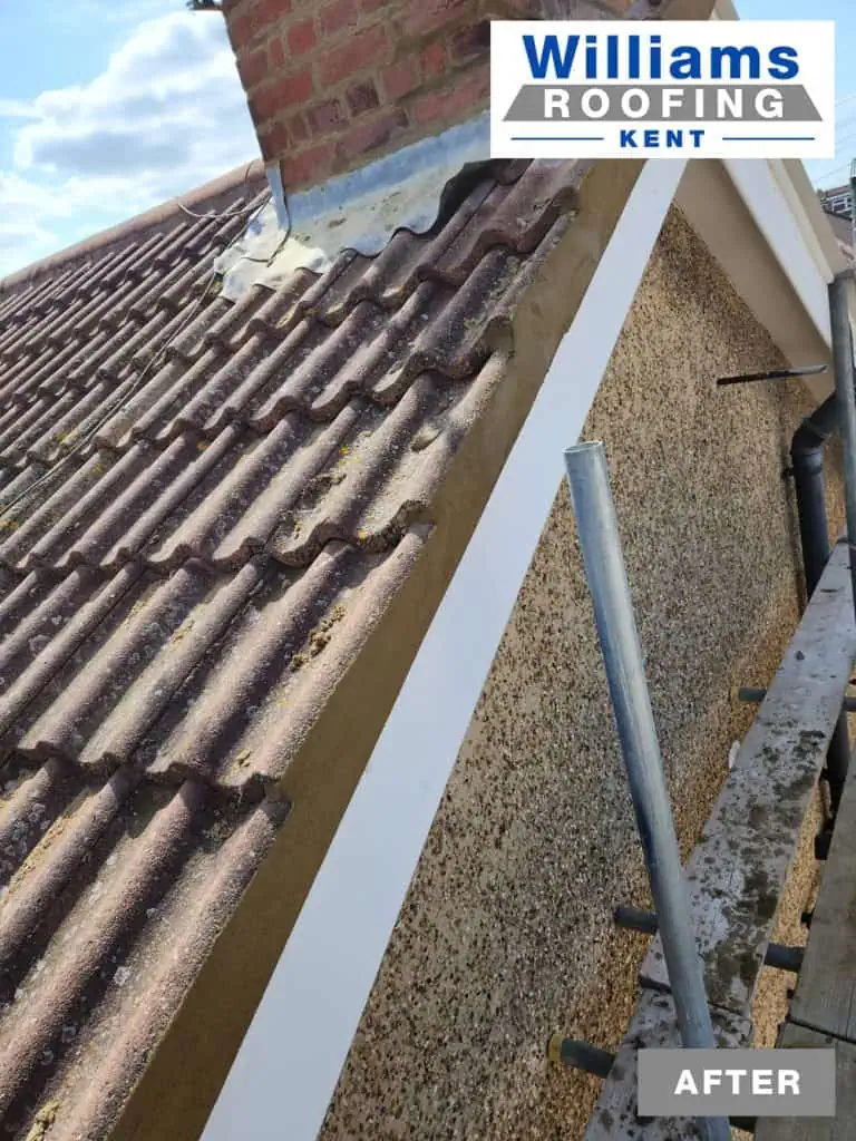 Williams Roofing Kent roof cleaning before 02