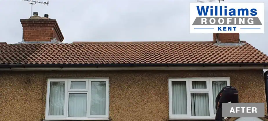 Williams Roofing Kent roof cleaning after 03